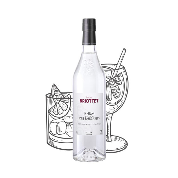 Rhum Blanc Agricole - AOC Martinique Briottet