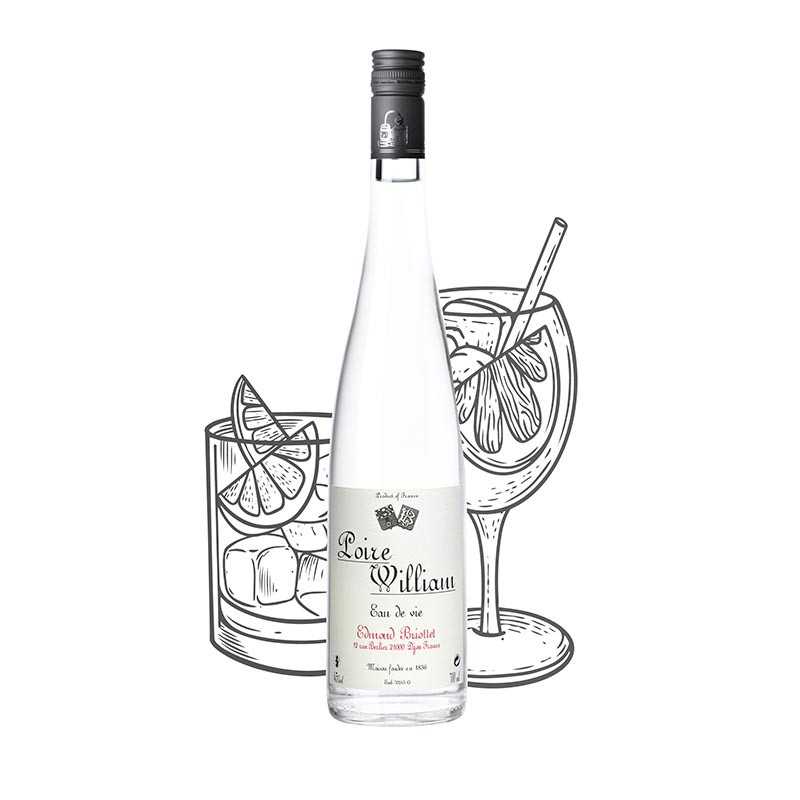 Eau de vie de poire williams de la Maison Briottet