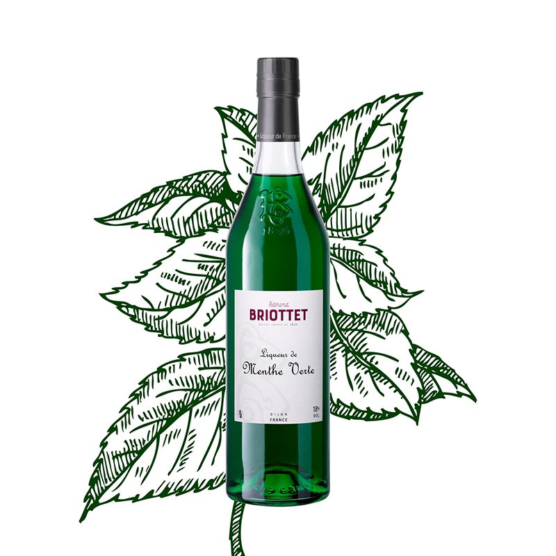 Liqueur de Menthe Verte artisanale de la Maison Briottet