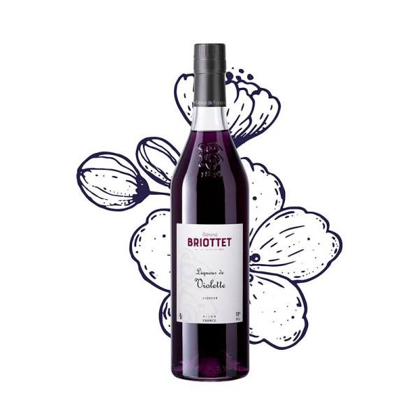 Liqueur de Violette artisanale française de la Maison Briottet