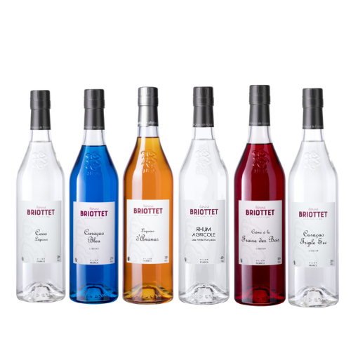 Sélection Cocktails Eté Liqueurs de la Maison Briottet