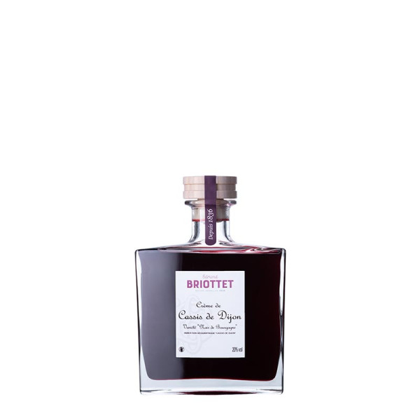 Carafe de Crème de Cassis 50 cl artisanale de la Maison Briottet